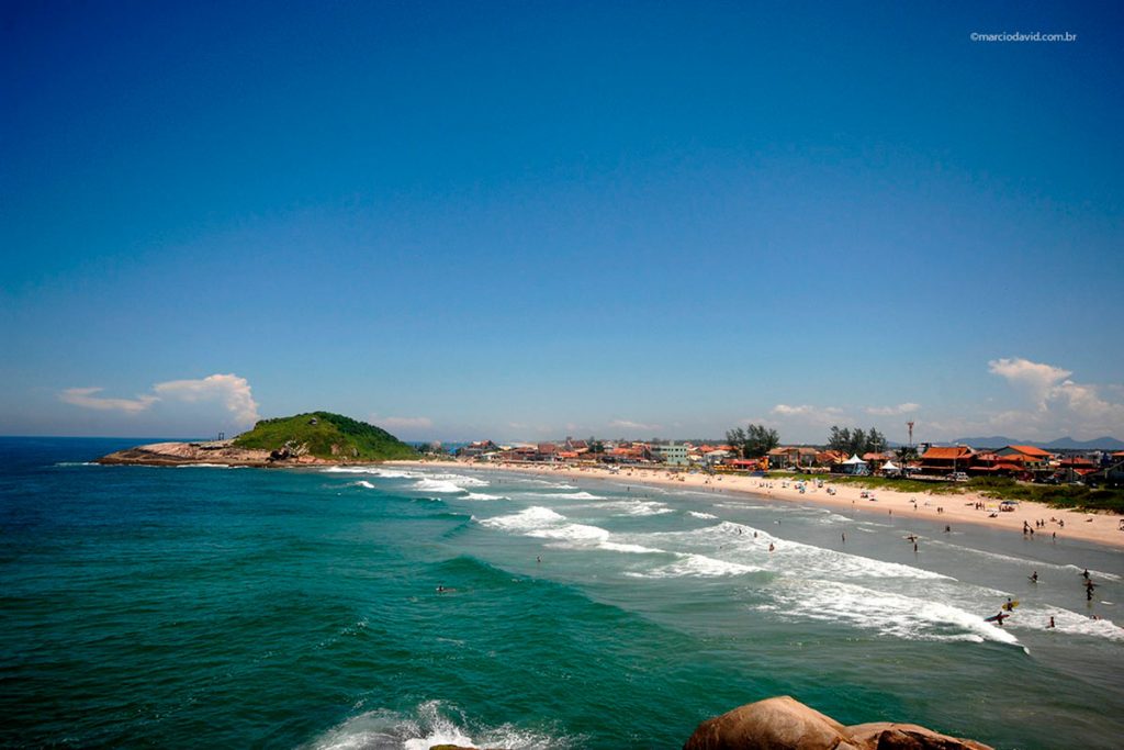 Cenário da Prainha, em São Francisco do Sul: Circuito valoriza a beleza e as ondas de Santa Catarina.