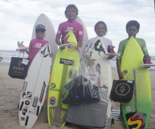 Pódio Infantil, Silverbay Catarinense 2018, Praia da Ferrugem, Garopaba. Foto: Basilio Ruy/P.P07.