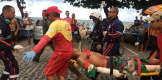Banhista atacado em Pernambuco