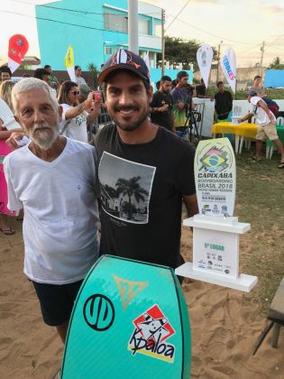 Edmar Rezende e Uri Valadão, Capixaba Bodyboarding Brasil 2018, Barra do Jucu (ES). Foto: Arquivo pessoal.
