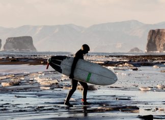 O surfe na Sibéria