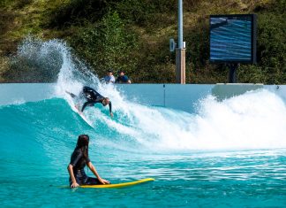 Diversão no Wavegarden