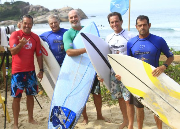 Bateria dos fundadores da ASJ, OP ASJ Kids and Kings 2019, Joaquina, Florianópolis (SC). Foto: Basilio Ruy/P.P07.