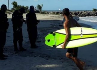   Operação retira surfistas