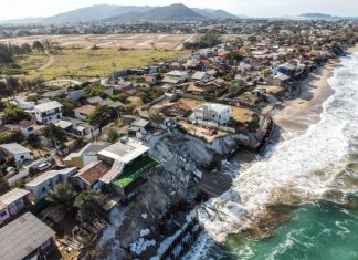 Mar avança no Campeche