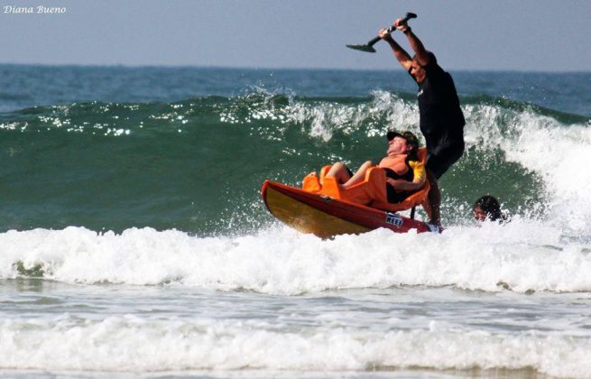 Taiu Bueno, Surf Adaptado. Foto: Diana Bueno.