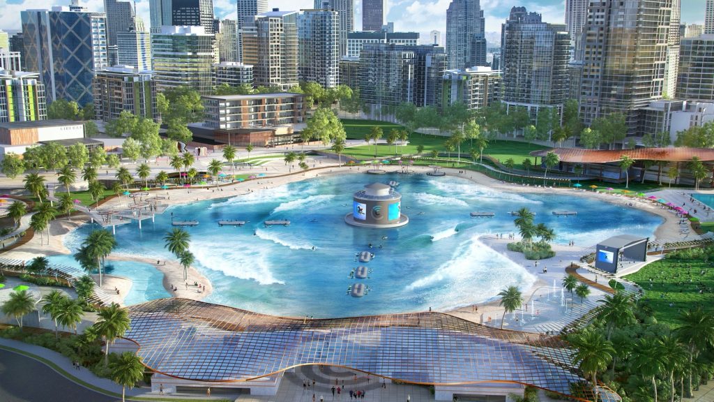 Capaz de gerar quase mil ondas por hora, a Surf Lakes australiana é uma das tecnologias estudadas por Turco Loco e poderia mudar completamente a cena do surfe na cidade de São Paulo.