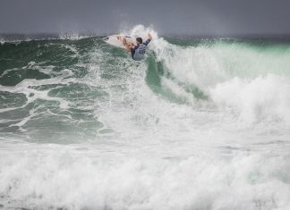 Léo no gás em Merewether