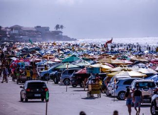 Paredão atola no Pará