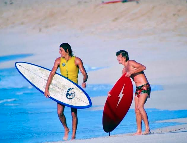 Shaun Tomson e Wayne Bartholomew participam de palestra na Gold Coast, no dia 24 de setembro.