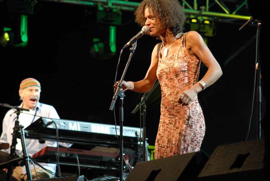 Joe Zawinul e Sabine Kabongo