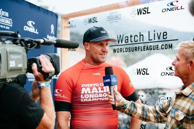 Classic Malibu, Classic Malibu, First Point, Malibu Beach, Califórnia (EUA). Foto: WSL / Aaron Hughes.