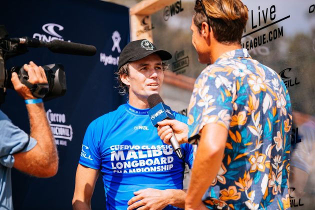 Harrison Roach, Classic Malibu, First Point, Malibu Beach, Califórnia (EUA). Foto: WSL / Beatriz Ryder.