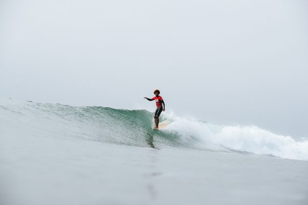 Kaniela Stewart, Classic Malibu, First Point, Malibu Beach, Califórnia (EUA). Foto: WSL / Aaron Hughes.