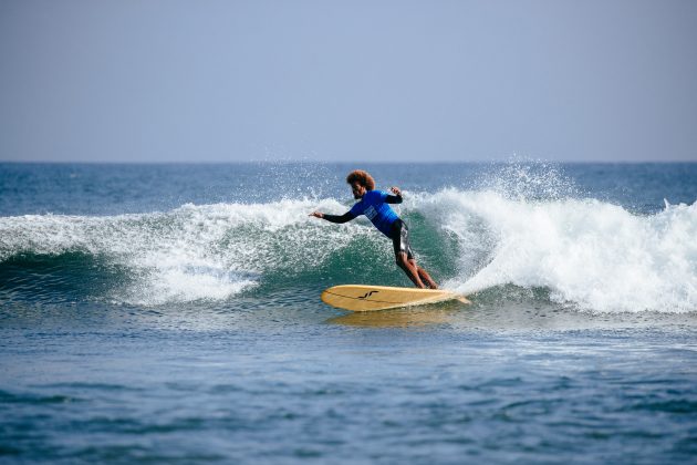 Kaniela Stewart, Classic Malibu, First Point, Malibu Beach, Califórnia (EUA). Foto: WSL / Aaron Hughes.