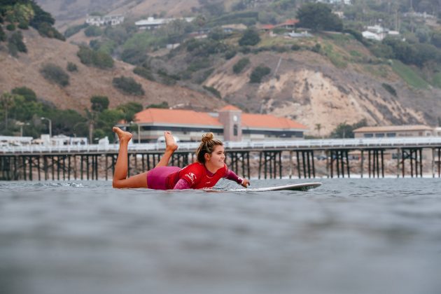 Soleil Errico, Classic Malibu, First Point, Malibu Beach, Califórnia (EUA). Foto: WSL / Aaron Hughes.