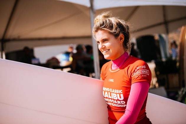 Soleil Errico, Classic Malibu, First Point, Malibu Beach, Califórnia (EUA). Foto: WSL / Beatriz Ryder.