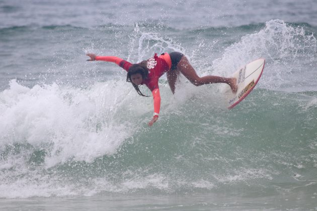 Sarah Ozório, Garytos Barra Surf Junior Final 2022, Barra da Tijuca (RJ). Foto: @surfetv / @carlosmatiasrj.