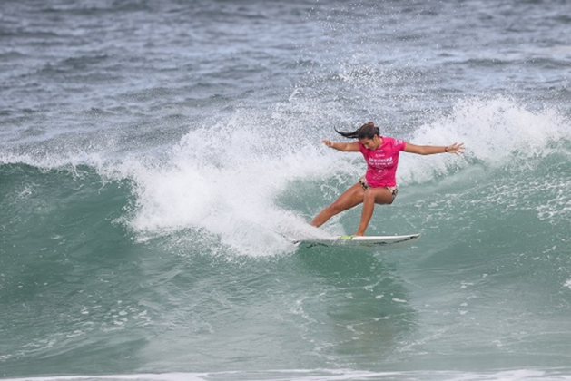 Sophia Medina chega à segunda final do Saquarema Surf Festival. Foto: Daniel Smorigo.