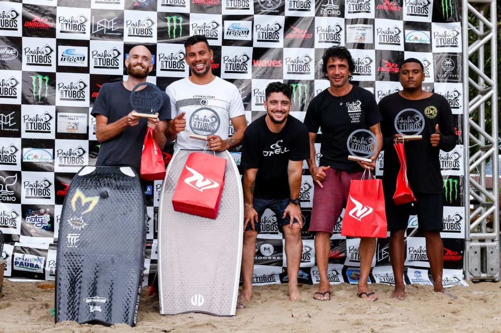 Finalistas do Bodyboard, classificados para o evento principal do Paúba Super Tubos.