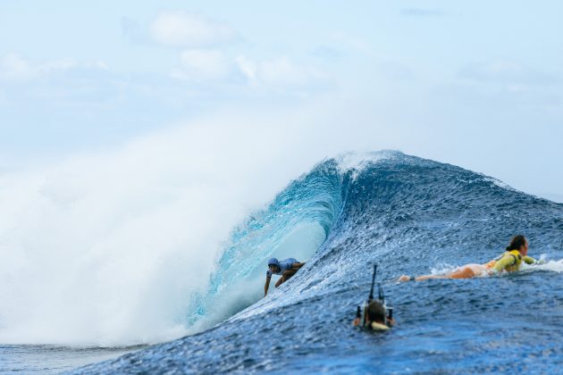 Aelan Vaast, Tahiti Pro 2023, Teahupoo. Foto: WSL / Matt Dunbar.