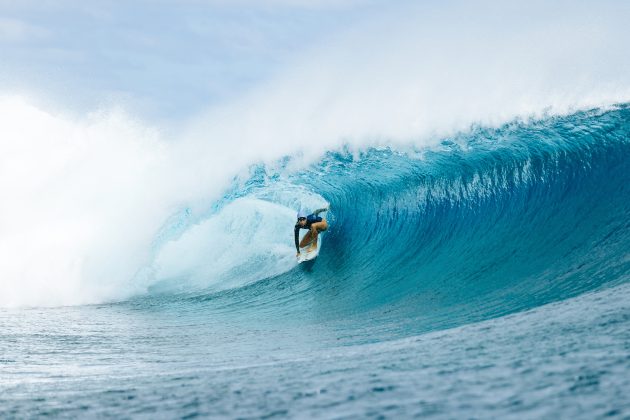 Aelan Vaast, Tahiti Pro 2023, Teahupoo. Foto: WSL / Matt Dunbar.