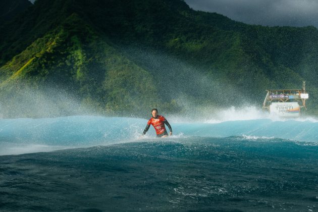 Tyler Wright, Tahiti Pro 2023, Teahupoo. Foto: WSL / Matt Dunbar.