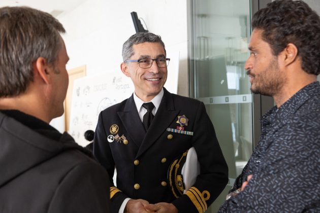 José Marques Coelho (Comandante da Capitania do Porto de Cascais), Conferência de Imprensa, Capítulo Perfeito 2024, Portugal. Foto: Divulgação.