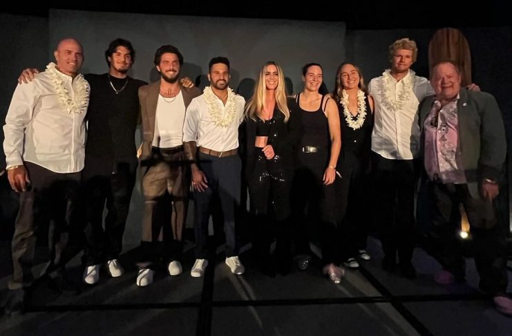 Kelly Slater, Gabriel Medina, Filipe Toledo, Italo Ferreira, Caroline Marks, Tyler Wright, Carissa Moore, John John Florence e Peter Townend