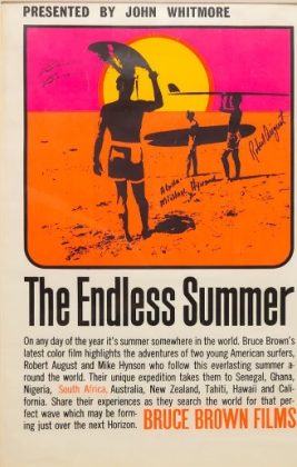 Cartaz clássico do filme Endless Summer. Foto: Reprodução.