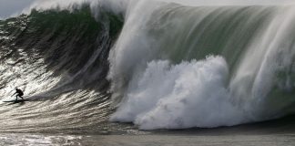 Mega swell na Califórnia