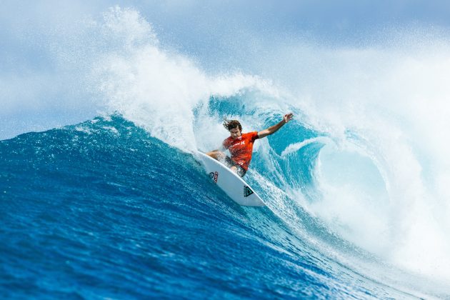 Liam O'Brien, Pro Sunset Beach 2024, North Shore de Oahu, Havaí. Foto: WSL / Brent Bielmann.