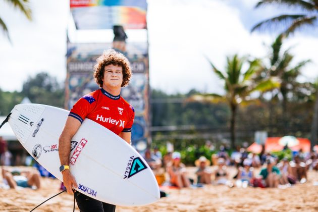 Liam O'Brien, Pro Sunset Beach 2024, North Shore de Oahu, Havaí. Foto: Tony Heff.