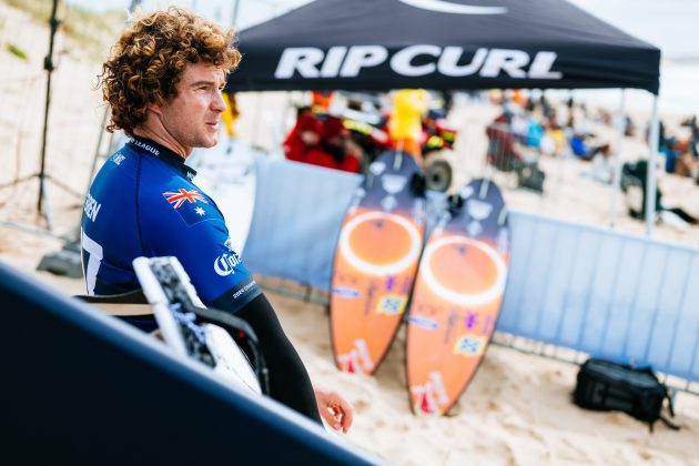 Liam O'Brien, MEO Pro Portugal 2024, Supertubos, Peniche. Foto: WSL / Thiago Diz.