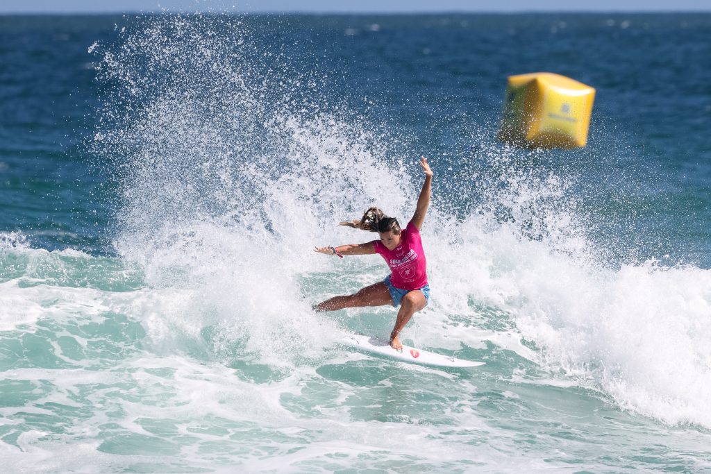 Laura Raupp durante etapa do QS.