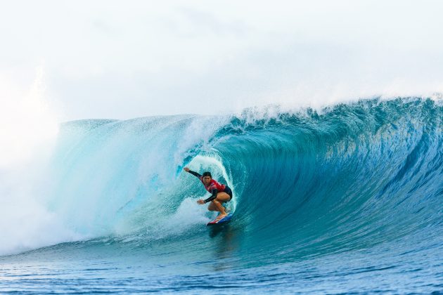 Brisa Hennessy, Tahiti Pro 2024, Teahupoo. Foto: WSL / Sloane.