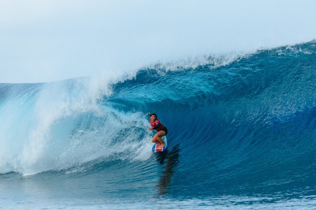 Brisa Hennessy, Tahiti Pro 2024, Teahupoo. Foto: WSL / Sloane.