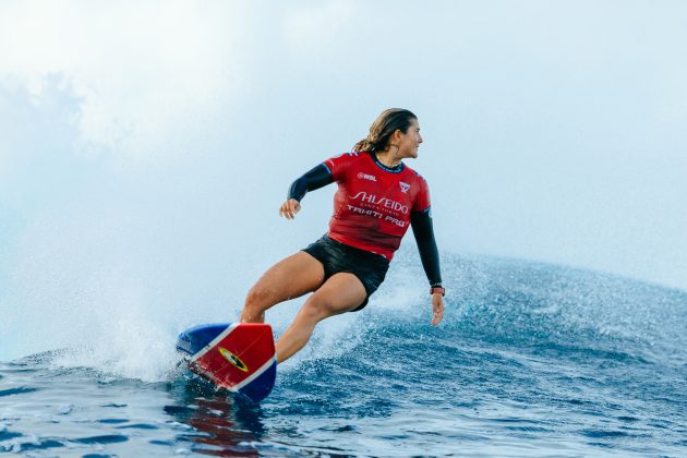 Brisa Hennessy, Tahiti Pro 2024, Teahupoo. Foto: WSL / Sloane.