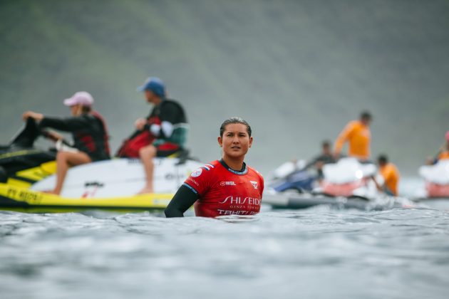 Brisa Hennessy, Tahiti Pro 2024, Teahupoo. Foto: WSL / Sloane.