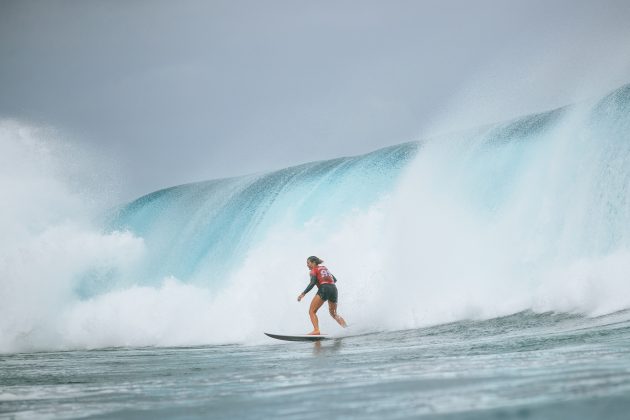 Brisa Hennessy, Tahiti Pro 2024, Teahupoo. Foto: WSL / Sloane.