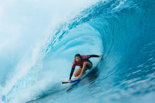 Brisa Hennessy, Tahiti Pro 2024, Teahupoo. Foto: WSL / Matt Dunbar.