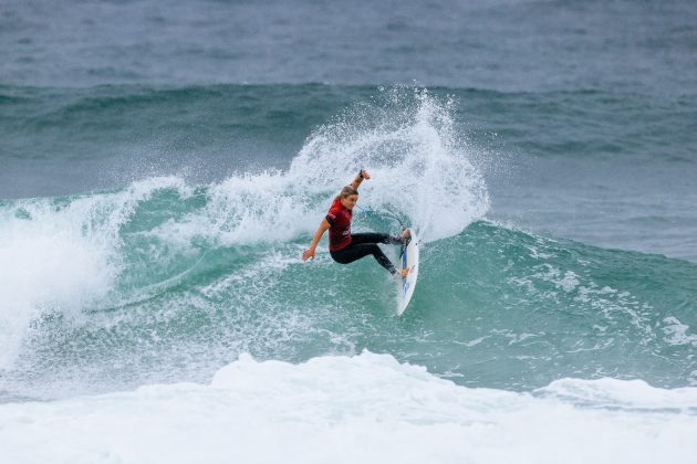 Bronte Macaulay, Sydney Surf Pro 2024, North Narrabeen, New South Wales, Austrália. Foto: WSL / Cait Miers.