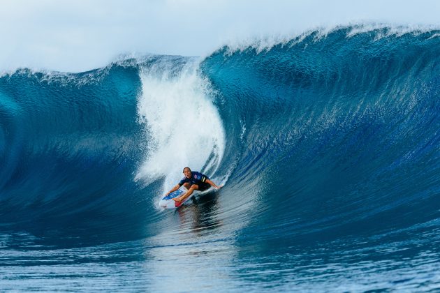 Carissa Moore, Tahiti Pro 2024, Teahupoo. Foto: WSL / Sloane.