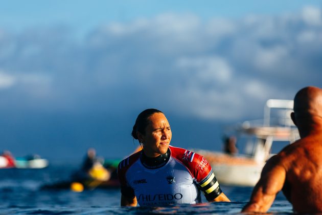 Carissa Moore, Tahiti Pro 2024, Teahupoo. Foto: WSL / Matt Dunbar.
