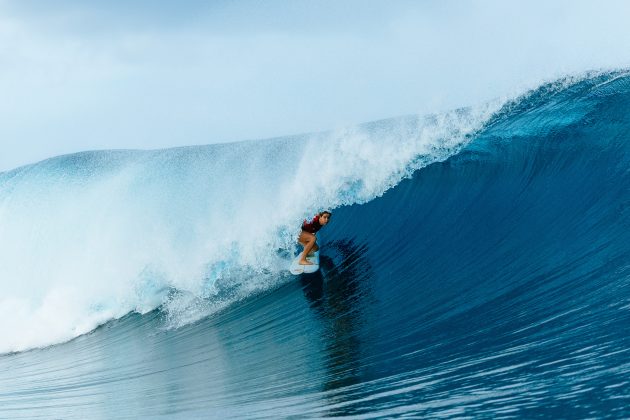 Caroline Marks, Tahiti Pro 2024, Teahupoo. Foto: WSL / Sloane.