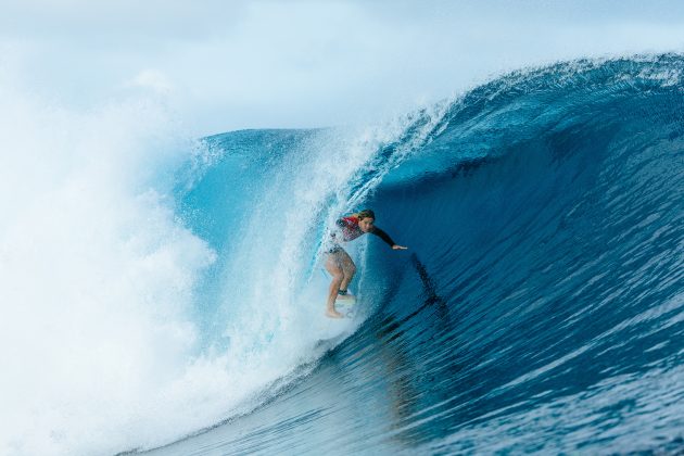 Caroline Marks, Tahiti Pro 2024, Teahupoo. Foto: WSL / Sloane.