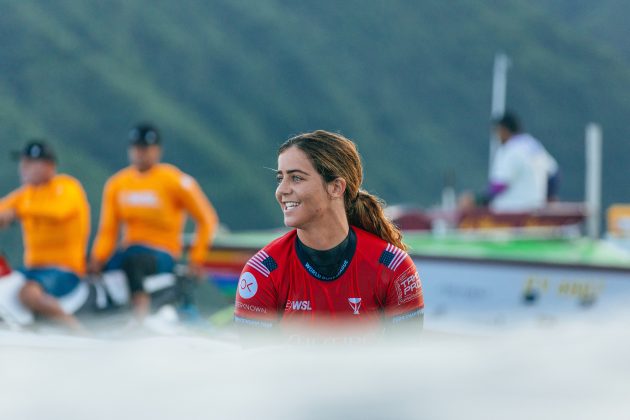 Caroline Marks, Tahiti Pro 2024, Teahupoo. Foto: WSL / Matt Dunbar.