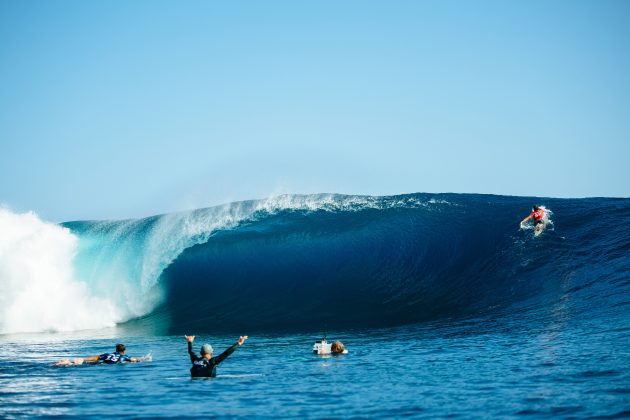 Lineup, Tahiti Pro 2024, Teahupoo. Foto: WSL / Sloane.