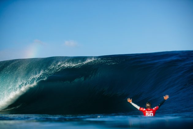 Lineup, Tahiti Pro 2024, Teahupoo. Foto: WSL / Sloane.