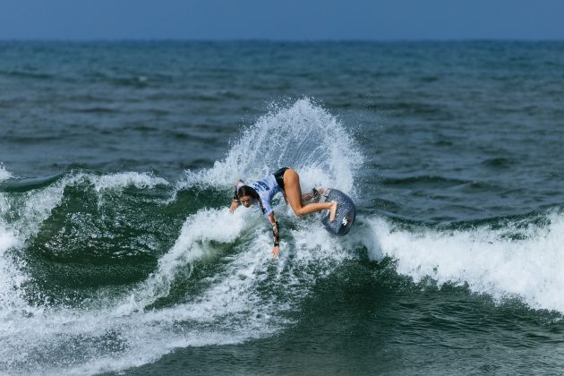 Eweleiula Wong, Sydney Surf Pro 2024, North Narrabeen, New South Wales, Austrália. Foto: WSL / Cait Miers.